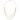 14K Gold Textured Ropa Chain Bib Necklace - 18 Inch Statement Piece - Image 4
