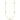 14k Gold Textured Bead 7-Station Necklace - 18 Inch Elegance - Image 2