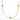 14k Gold Textured Bead 7-Station Necklace - 18 Inch Elegance - Image 4