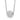 14k White Gold Polished Textured 6mm Bead 18 inch Necklace - Image 1