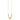 14k Tri-Color Textured Heart & Bead Necklace - 18 Inch - Image 1