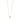 14k Brushed and Polished Diamond-Cut Circle Pendant Necklace, 18 - Image 4