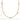 14k Tri-Color Gold Diamond-Cut Bead Station Necklace, 18 Inch - Image 2