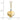 14K Two-Tone Heart Pendant Necklace with Diamond-Cut Detail, 18 inches - Image 2