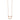 14k Rose Gold Polished and Textured Open Heart 17 inch Necklace - Image 1