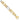 14k Two-Tone Polished Oval and Round Link Bracelet, 7.25 Inch - Image 1