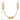 14k Polished Fancy Linked Ovals 5-Station 18 inch Necklace - Image 3