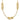 14k Polished Fancy Linked Ovals 5-Station 18 inch Necklace - Image 1