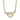 14k with White Rhodium Diamond-cut Heart and Arrow 17 inch Necklace - Image 1