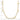 14k Gold Heart Link Chain Station Necklace - Image 4