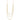 14k Gold Polished Triple Strand Chain Necklace - 19.5 Inches - Image 2