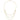 14k Gold Polished Triple Strand Chain Necklace - 19.5 Inches - Image 5