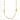 14k Polished Cross and Miraculous Medal Beaded Rosary Design 16 inch Necklace - Image 3