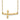14k Gold Twisted Sideways Cross Necklace - 17 Inch Modern Design - Image 1