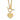 14k Gold Diamond-Cut Heart Necklace with 3-Strand Chain, 18 - Image 1