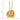 14k Polished Puffed Rose 18 inch Necklace - Image 3