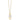 14k Two-tone Polished and Textured 3-Circle Dangle 17 inch Necklace - Image 2