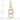 14k Two-tone Polished and Textured 3-Circle Dangle 17 inch Necklace - Image 3