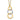 14k Two-tone Polished and Textured 3-Circle Dangle 17 inch Necklace - Image 1