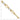 14K Two-Tone Oval Curb Bracelet - Polished & Textured, 7.5 Inch - Image 3