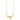 14K Polished Leaves 17 inch Necklace - Image 1