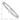 14K with White Rhodium 4mm Heart Dangle Woven Mesh Slip-on Stretch Bracelet - Image 3