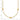 14k Diamond-cut Chain with Satin Oval Beads 18 inch Necklace - Image 2