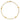 14k Gold Diamond-Cut Chain Bracelet with Satin Oval Beads - 7.5 Inches - Image 4