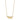 14K Safety Pin with Three Dangle Hearts and Beads 17 inch Necklace - Image 2