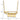 14K Safety Pin with Three Dangle Hearts and Beads 17 inch Necklace - Image 3
