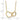 14K Gold Interlocking Hearts Necklace - 17 Inches of Modern Romance - Image 3