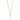 14K Polished Oval Link Chain with Diamond-cut Bar Dangle 18 inch Necklace - Image 2
