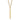 14K Polished Oval Link Chain with Diamond-cut Bar Dangle 18 inch Necklace - Image 1