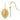 14K Gold Palm Leaf Dangle Earrings for a Trendy Look - Image 1