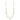 14K Two-Tone Star-Textured Double Chain Necklace - 18 Inches - Image 1