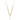 14K Gold Bead and Star Necklace - 18 Inch Modern Layered Design - Image 1