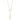 14K Two-Tone Wavy Dangle Y-Drop Necklace - 17 Inch Statement Style - Image 2