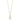 14K Two-Tone Teardrop & Bar Necklace with Diamond-Cut Detail, 17 - Image 2