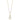 14K Two-Tone Teardrop & Bar Necklace with Diamond-Cut Detail, 17 - Image 2