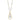 14K Two-Tone Teardrop & Bar Necklace with Diamond-Cut Detail, 17 - Image 1