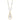 14K Two-Tone Teardrop & Bar Necklace with Diamond-Cut Detail, 17 - Image 1