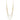 14K Triple Layer Polished Circles Fancy 18 inch Necklace - Image 2