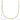14K Two-Tone Diamond-Cut Chain Necklace with Mini Bar Links - 18 Inches - Image 2