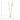 14k Gold Sideways Cross Necklace, Modern Pendant, 18-Inch - Image 3