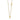 14k Gold Sideways Cross Necklace, Modern Pendant, 18-Inch - Image 1