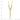 14K Gold Miraculous Medal Y-Necklace with Diamond-Cut Beads, 17 - Image 3
