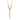 14K Gold Miraculous Medal Y-Necklace with Diamond-Cut Beads, 17 - Image 1