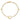 14K Double Hearts and Paperclip Links 7.25in Bracelet - Image 4
