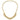 14K Gold Diamond-Cut Braided Rope Chain 17.25" Drape Necklace - Image 3