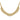 14K Gold Diamond-Cut Braided Rope Chain 17.25" Drape Necklace - Image 1